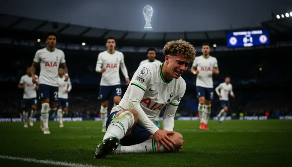 coup dur pour tottenham xavi simons rate la fin de