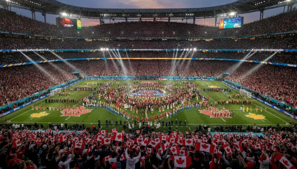 D'un océan à l'autre : la cérémonie d'ouverture de la Coupe du monde fait entrer le Canada dans l'histoire d un oc an l autre la c r monie d ouverture de la