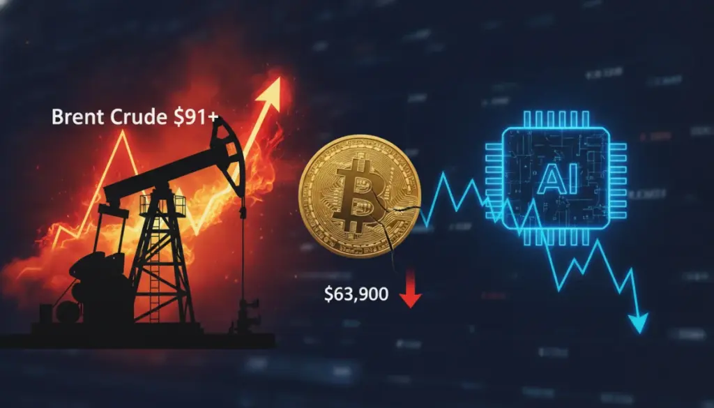 le bitcoin passe sous les 64 000 dans la foul e d