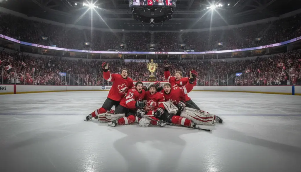 le canada une victoire de la finale de la coupe hl