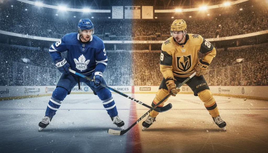 maple leafs vs golden knights matthews et mckenna