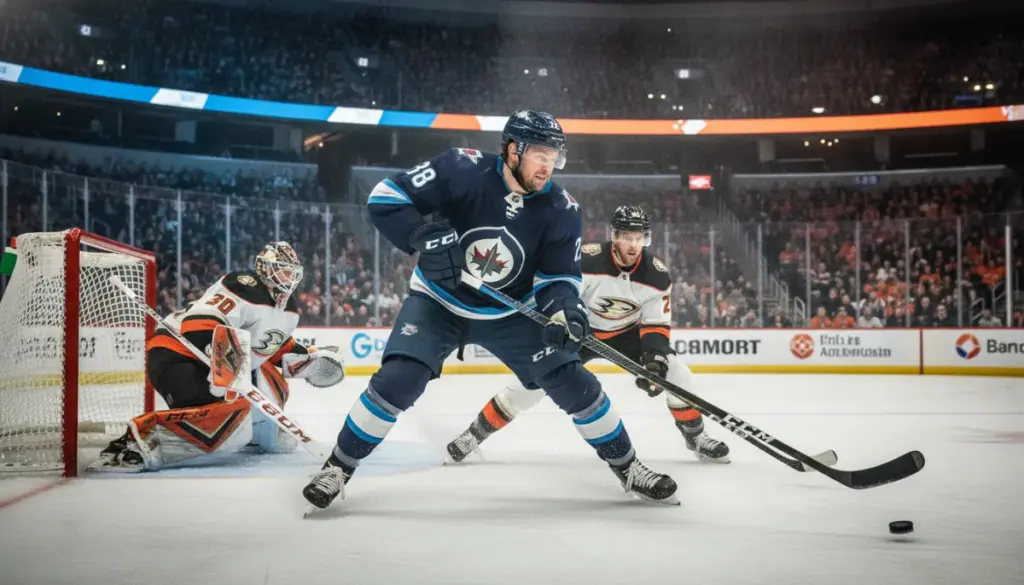 trois duels cl s avant la visite d anaheim winnipe